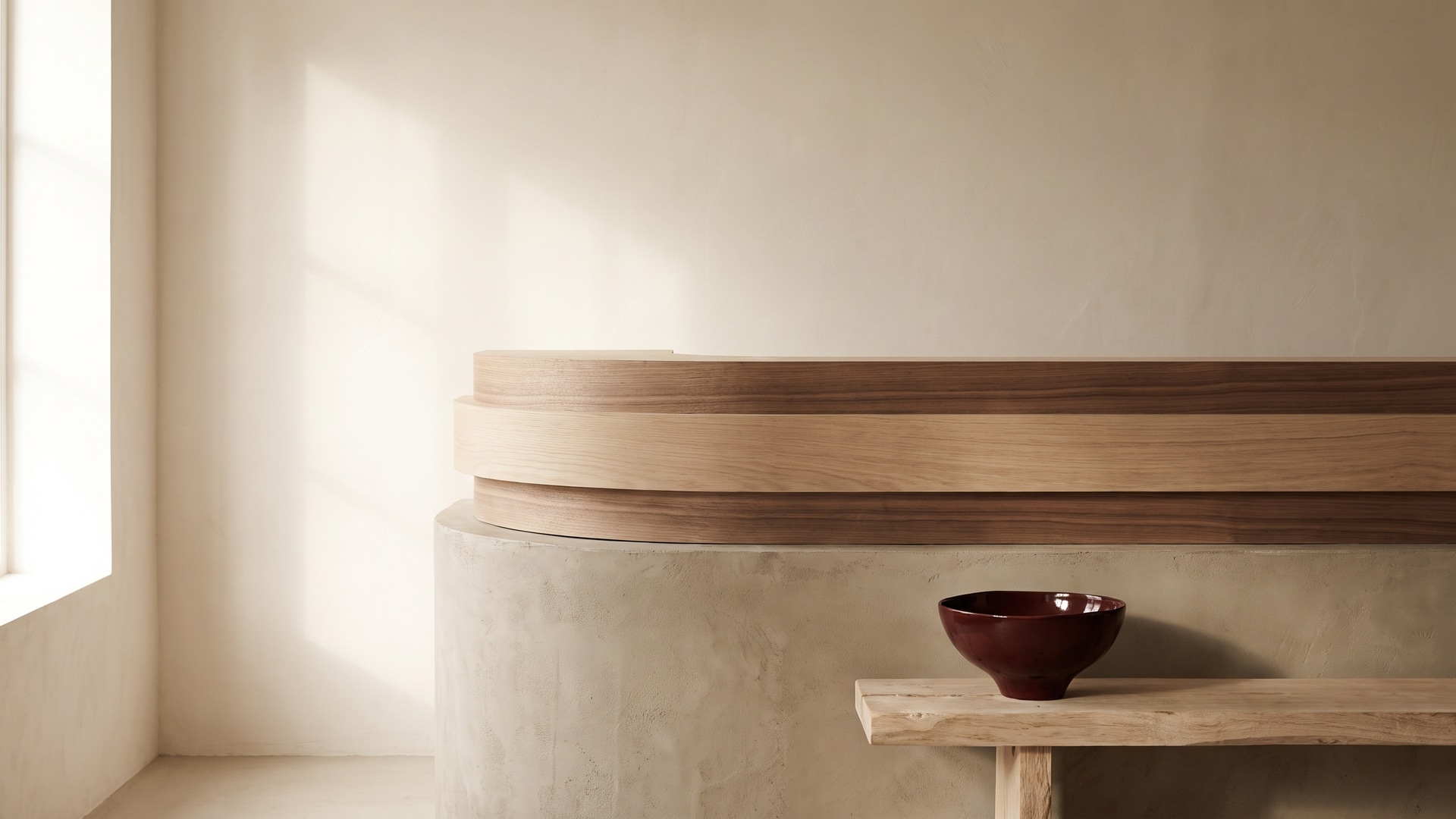 Warm Minimalism: Pale Woods and Matte Finishes